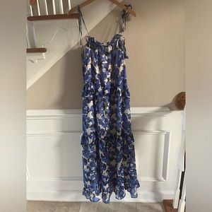 Who What Wear Tiered Spring Dress